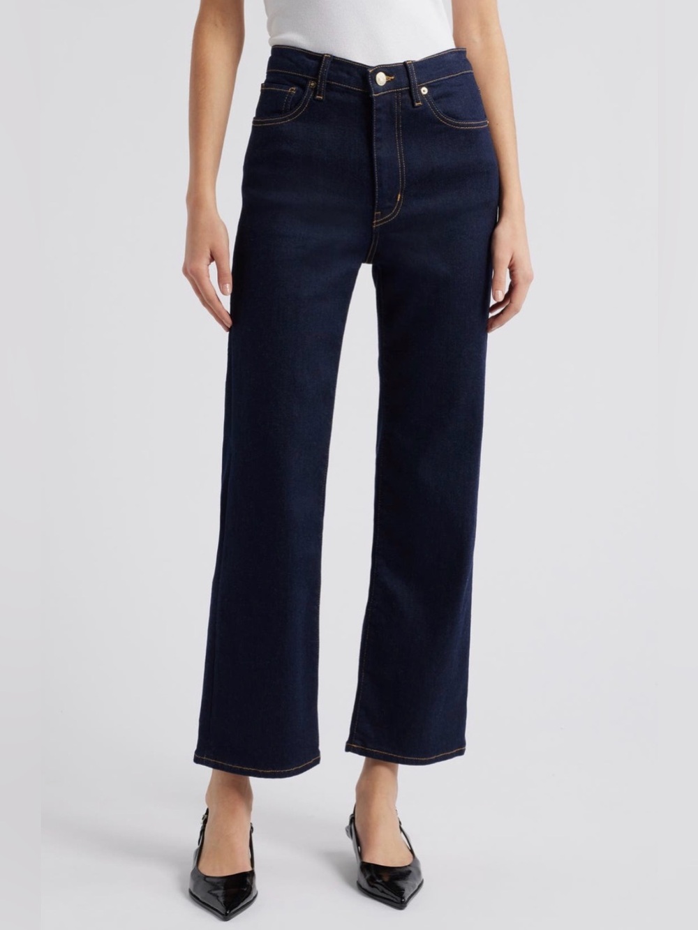 Frame Le Sleek Straight Jeans in Stargirl - As Seen On Alix Earle - Size 27